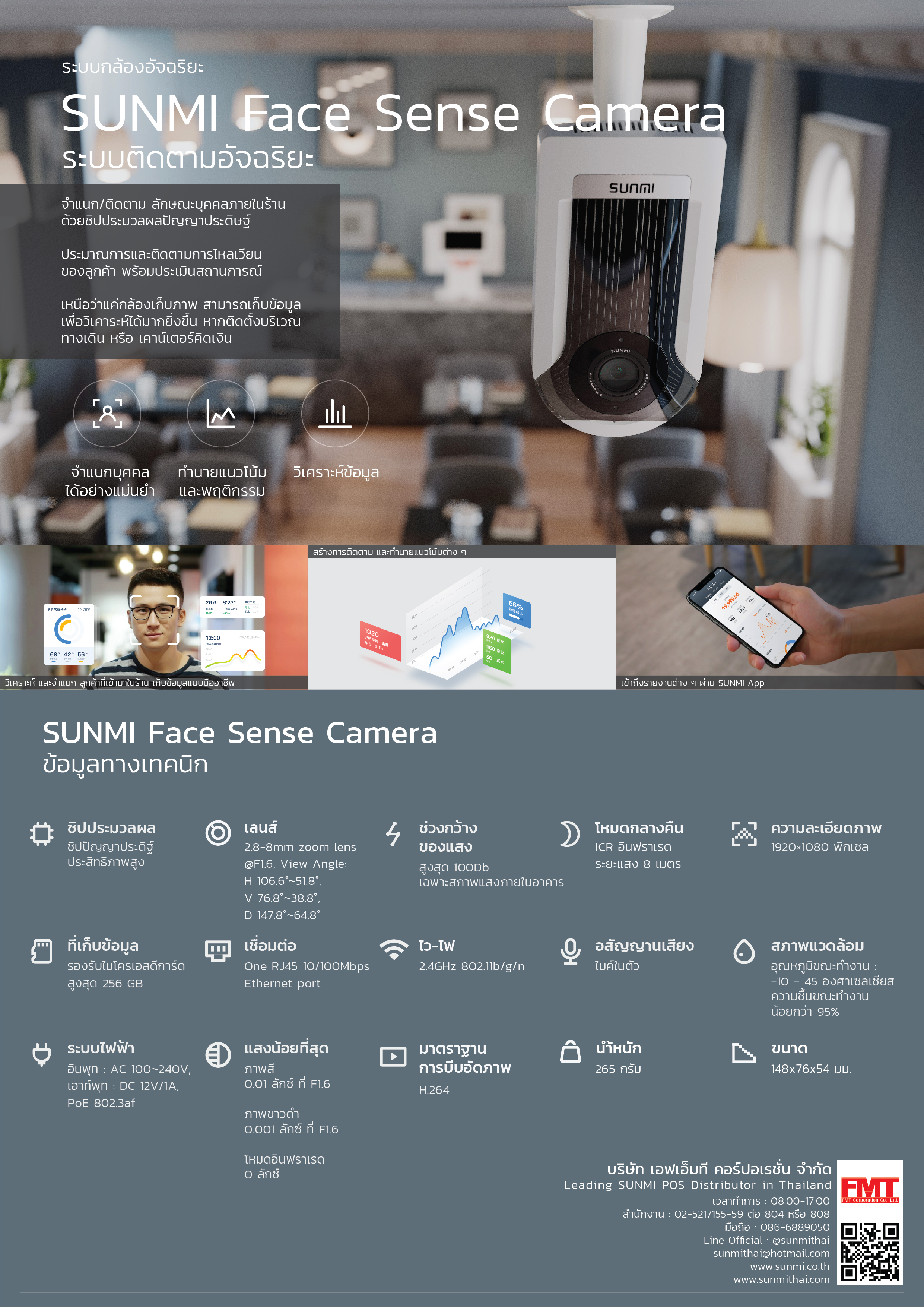 SUNMI Face Sense Camera